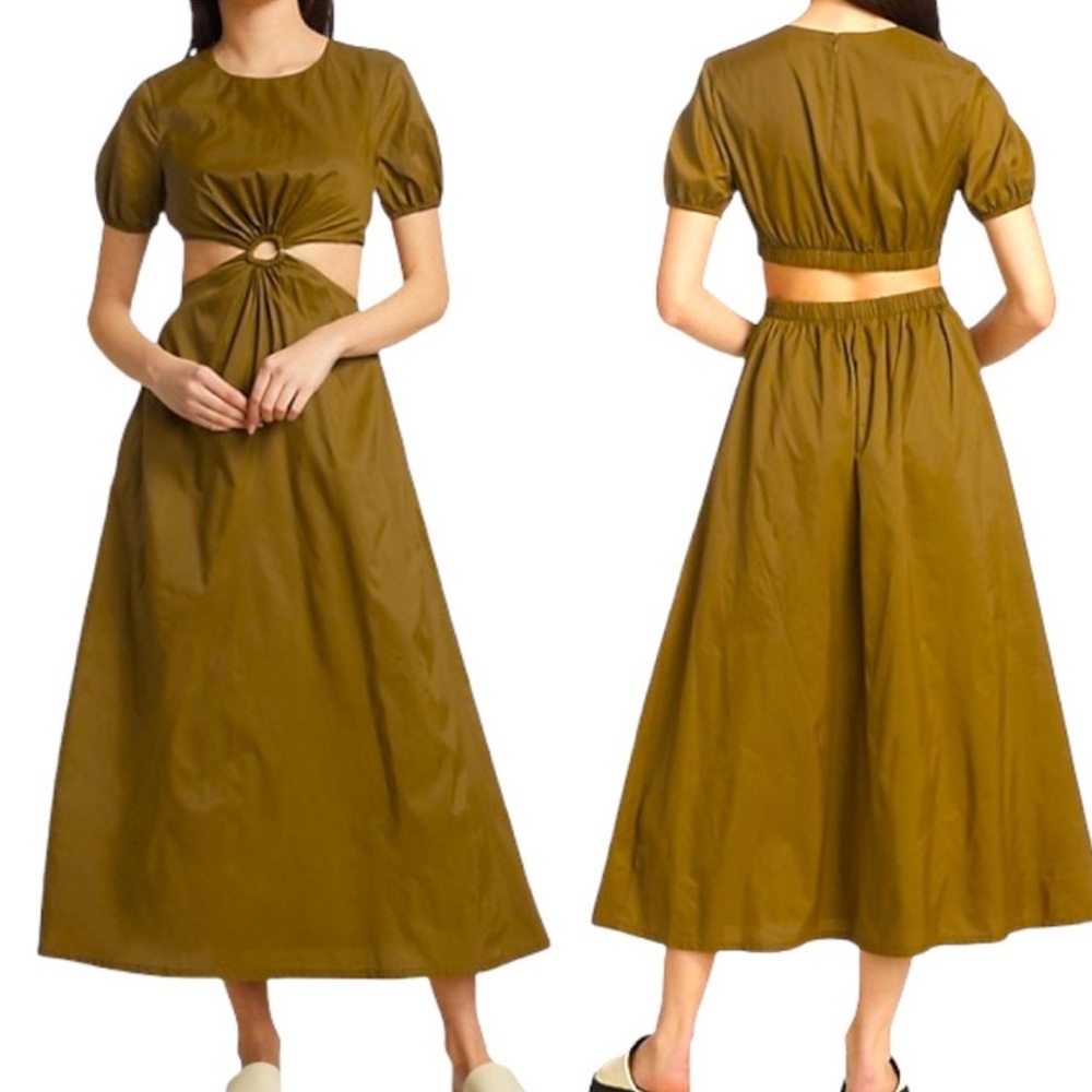 Staud Calypso Dress in Caper